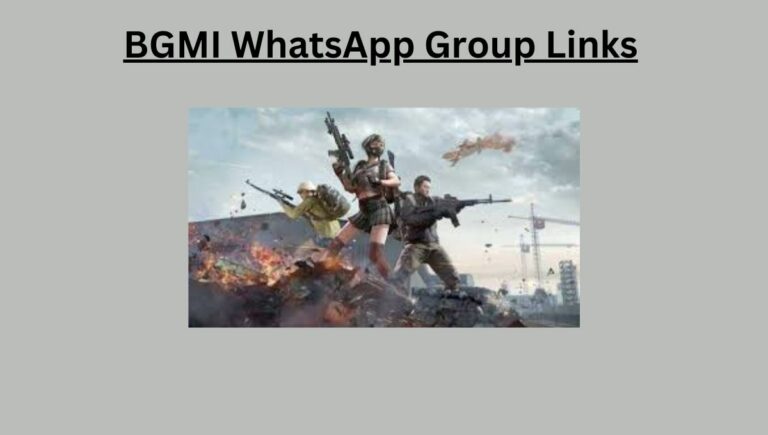 BGMI WhatsApp Group Links