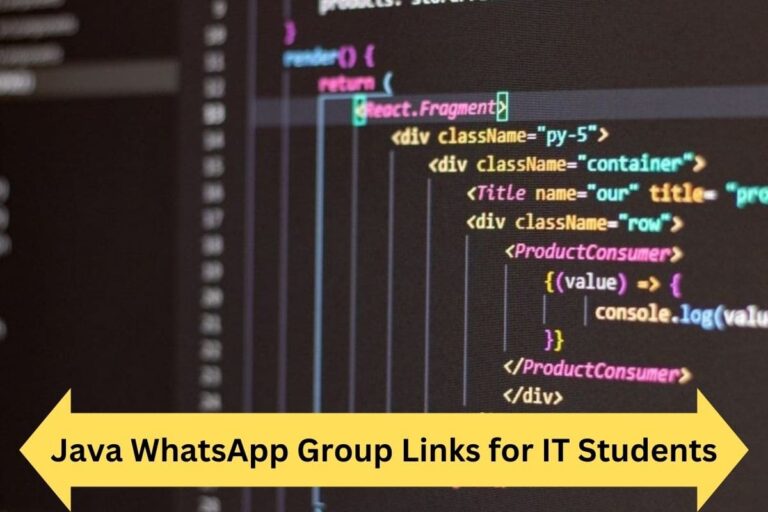 Java WhatsApp Group Links for IT Students