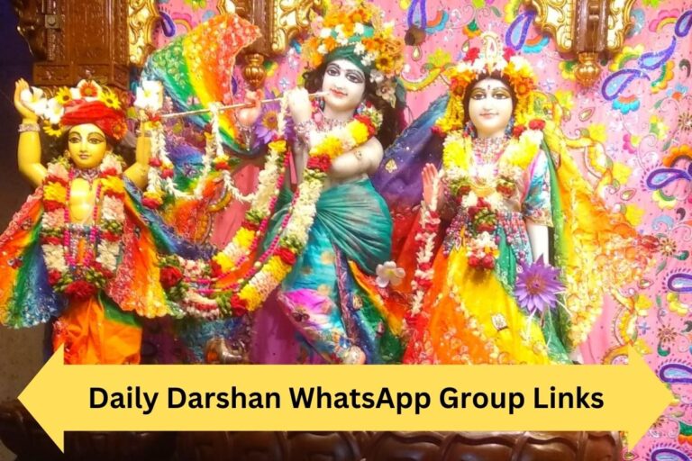 Daily Darshan WhatsApp Group Links