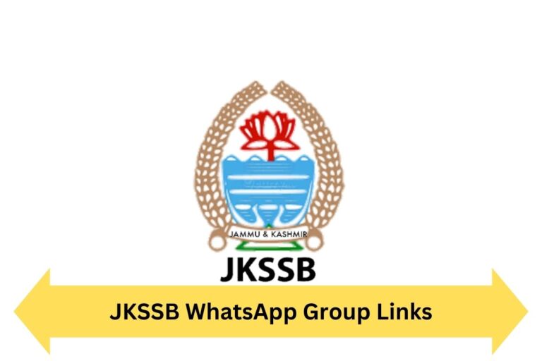 JKSSB WhatsApp Group Links 