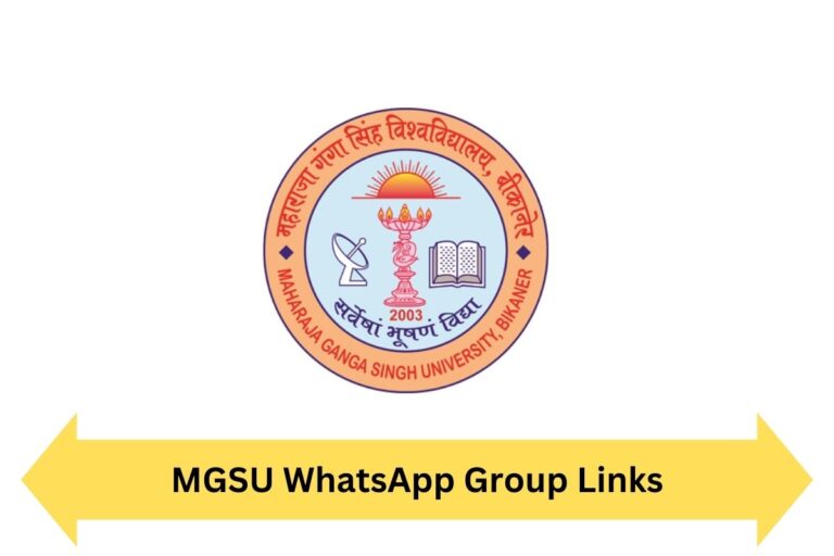 MGSU WhatsApp Group Links